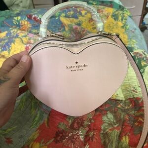 Kate Spade Pink Heart Crossbody Bag NWT